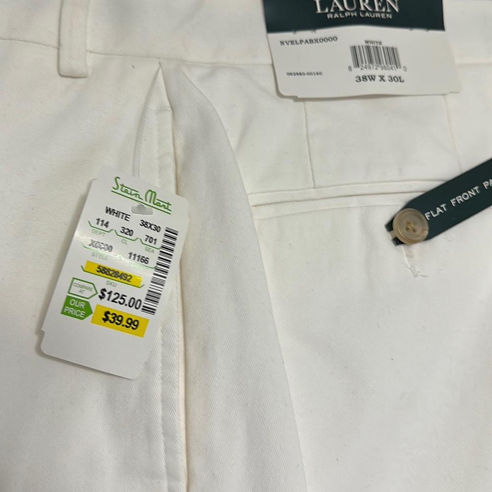 White Ralph Lauren Pants